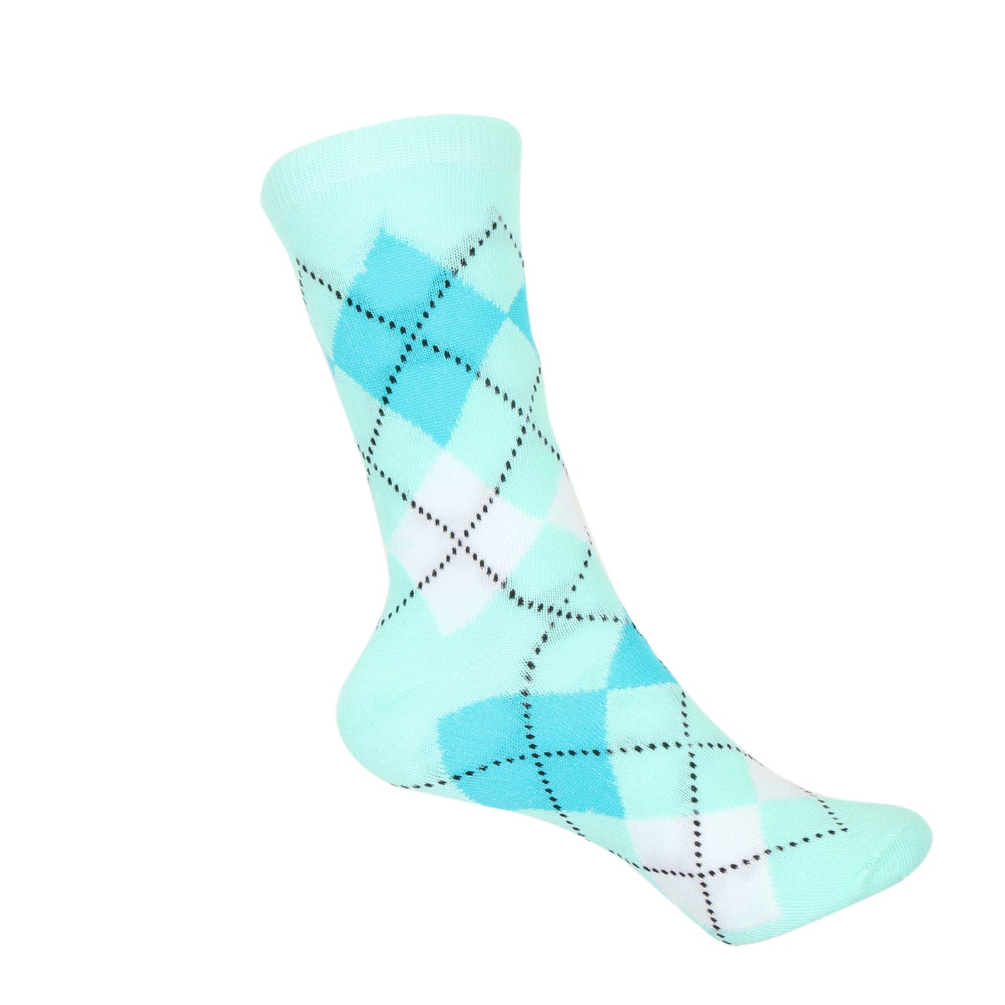 12 Pairs Women’s Lightweight Argyle Diamond Patterned Cotton Crew Caual Cute Socks
