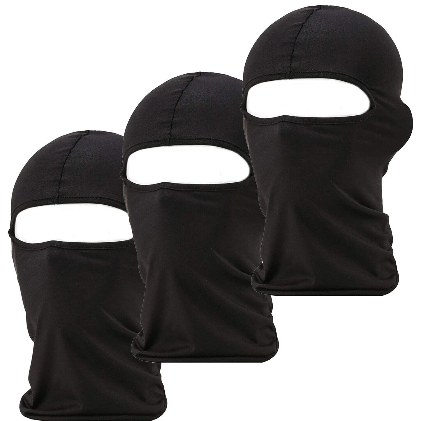 3 Pack Men Women Cotton Balaclava Ski Mask – UV Protection Motorcycle Scarf & Summer Cooling Neck Gaiter