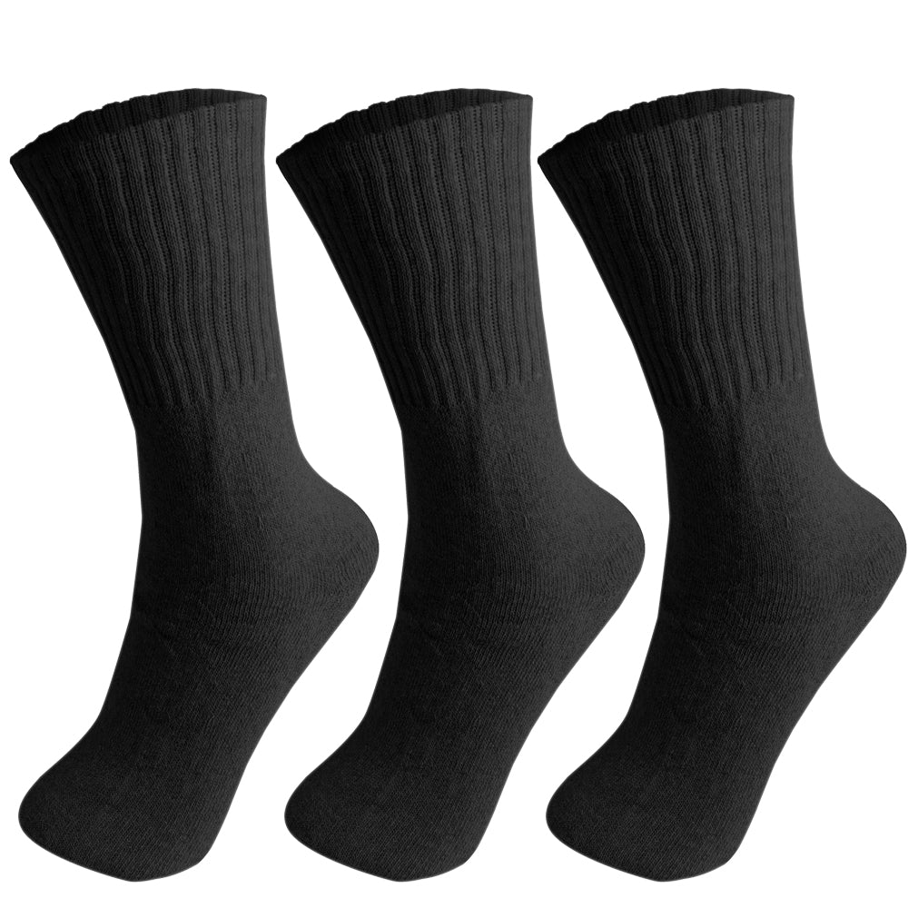 Men’s Cotton Crew Socks - Comfortable Everyday Essentials