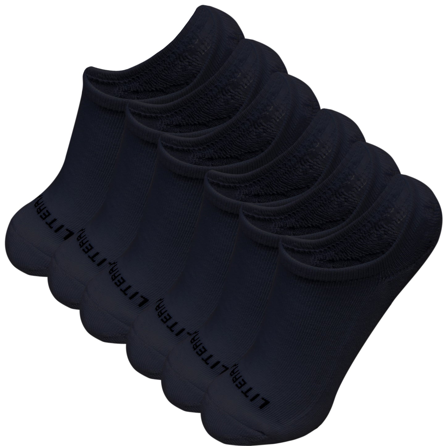 Men Women 6 Pairs Anti-slid No Show Socks Short Low Cut Ankle Athletic Cotton Invisible Liner Socks