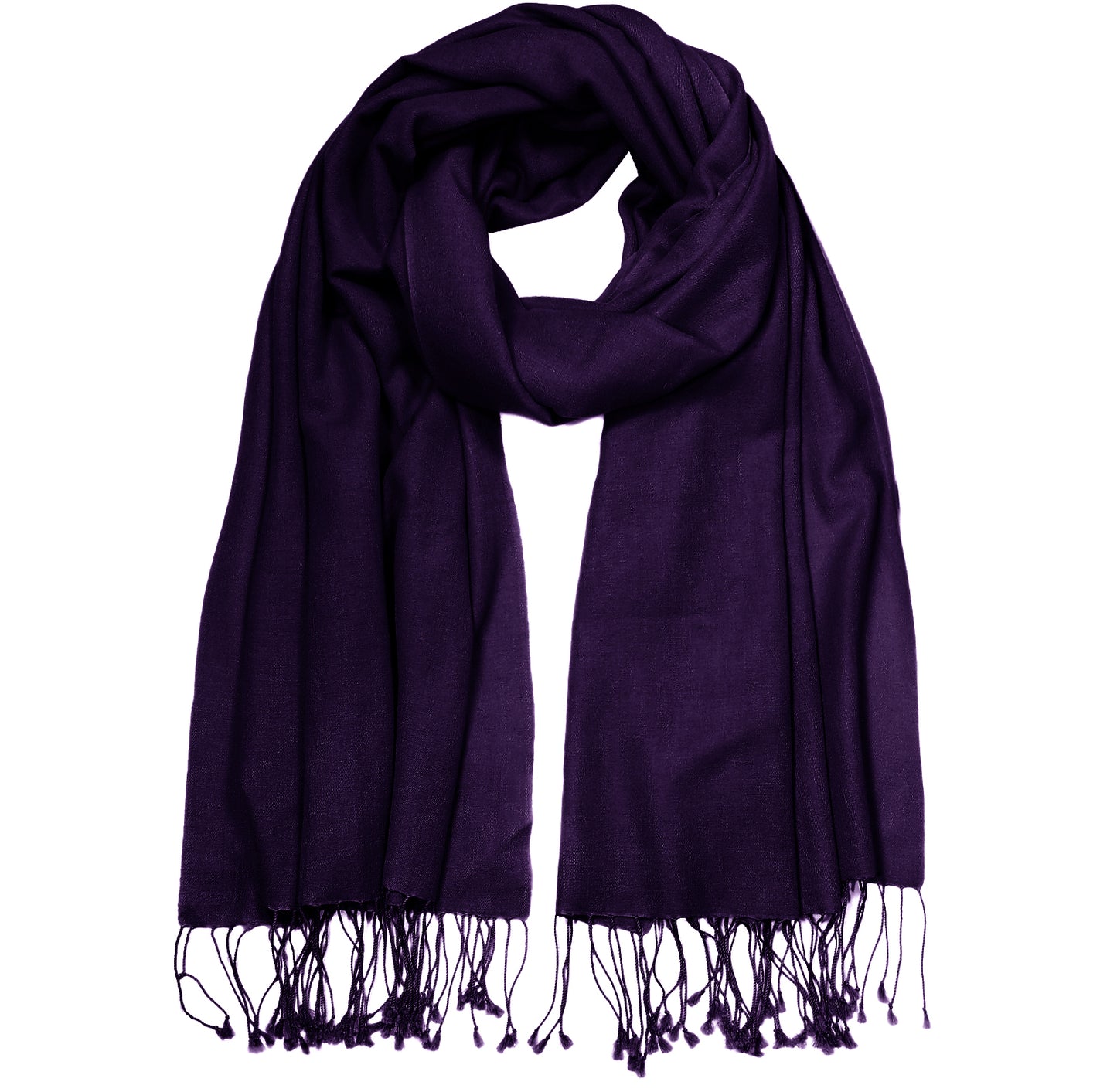 Women Solid Color Pashmina Scarf – Soft, Lightweight, and Elegant Wrap for All Seasons