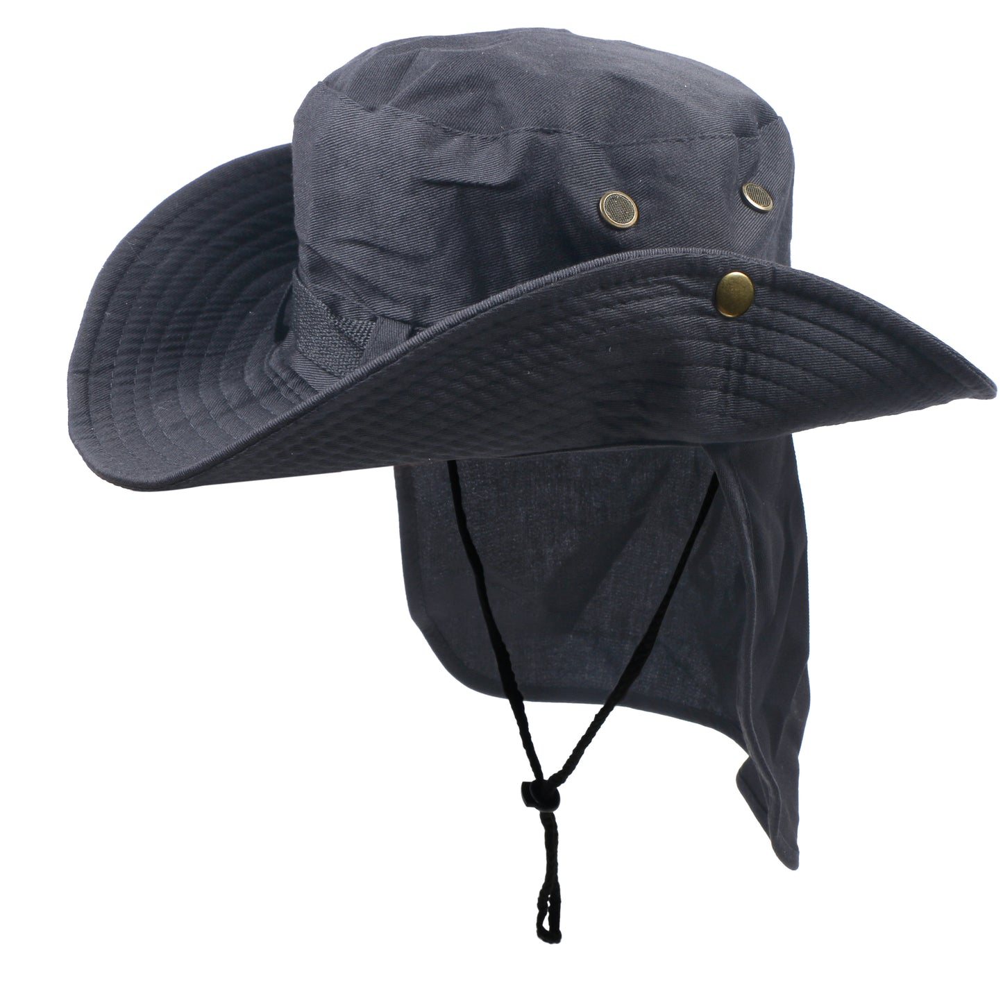 Men Women UPF 50+ Sun Protection Boonie Bucket Hat – Wide Brim Fishing Hat with Neck Flap