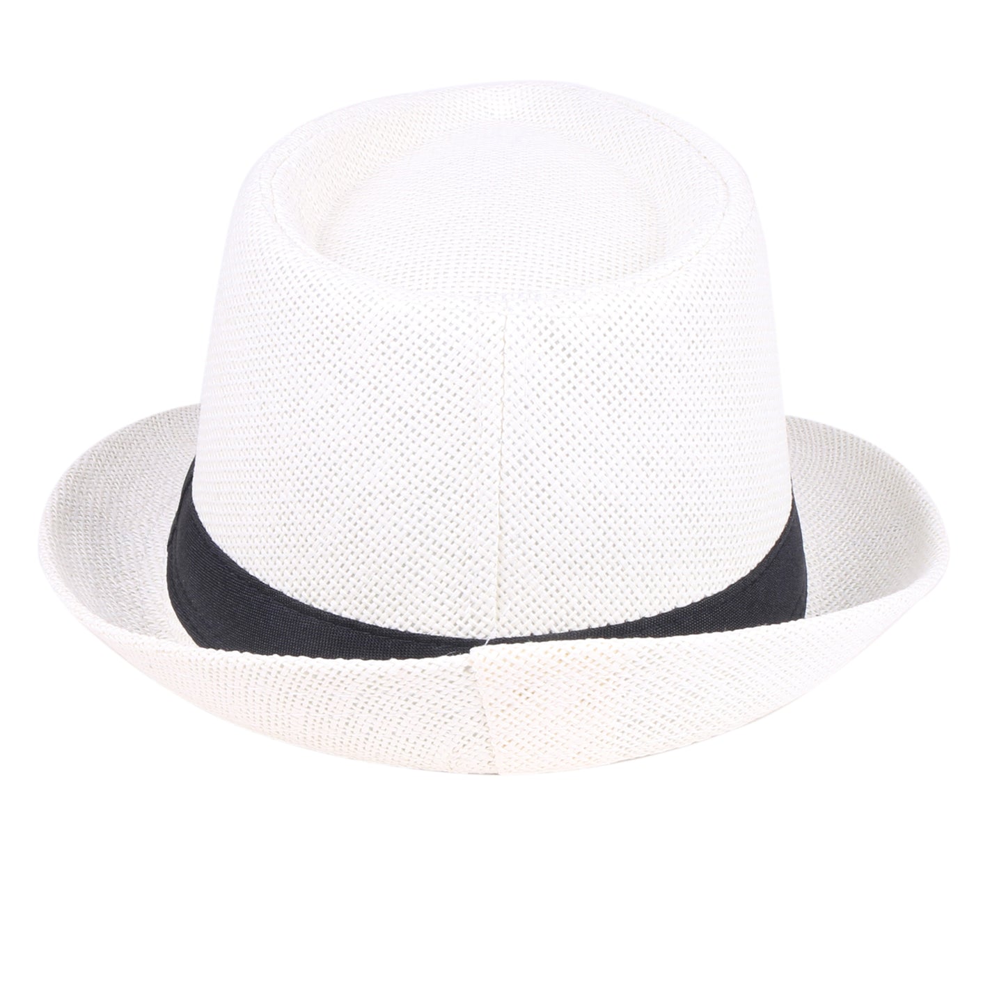 Men Women Fedora Straw Sun Hat – Roll-Up Short Brim Trilby Hat, UPF 50+ Beach Hat