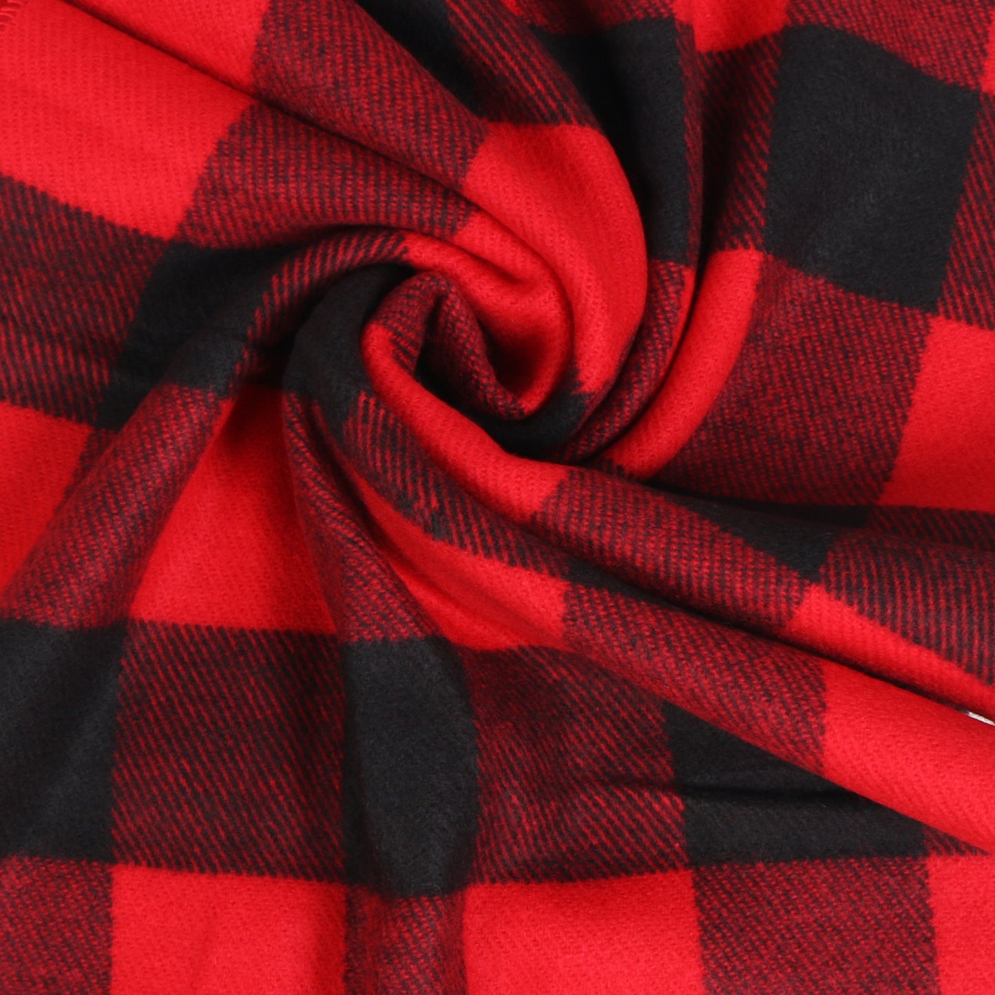 Cozy Men Women Winter Plaid Infinity Scarf - Stylish and Warm