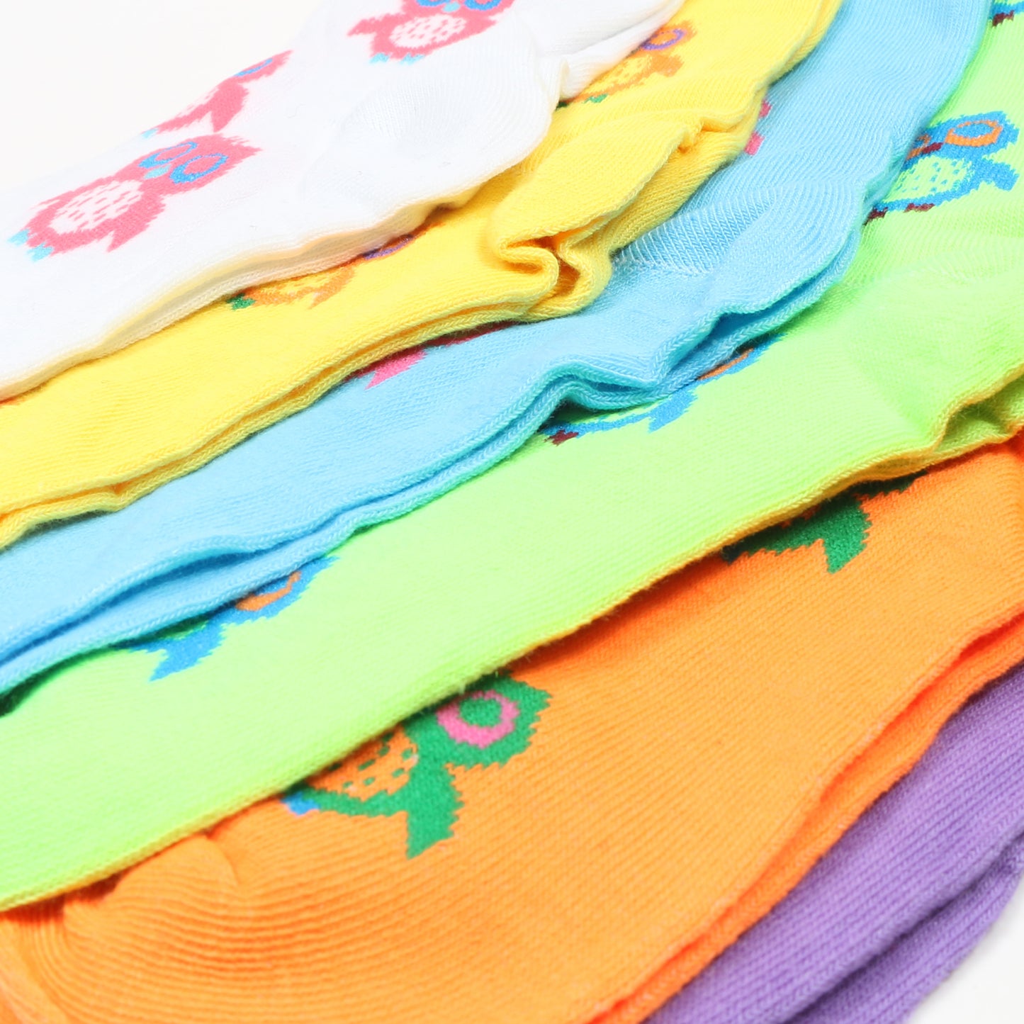 12 Pairs Women’s Lightweight Kittty Cat&Love Heart Patterned Cotton Crew Caual Cute Socks