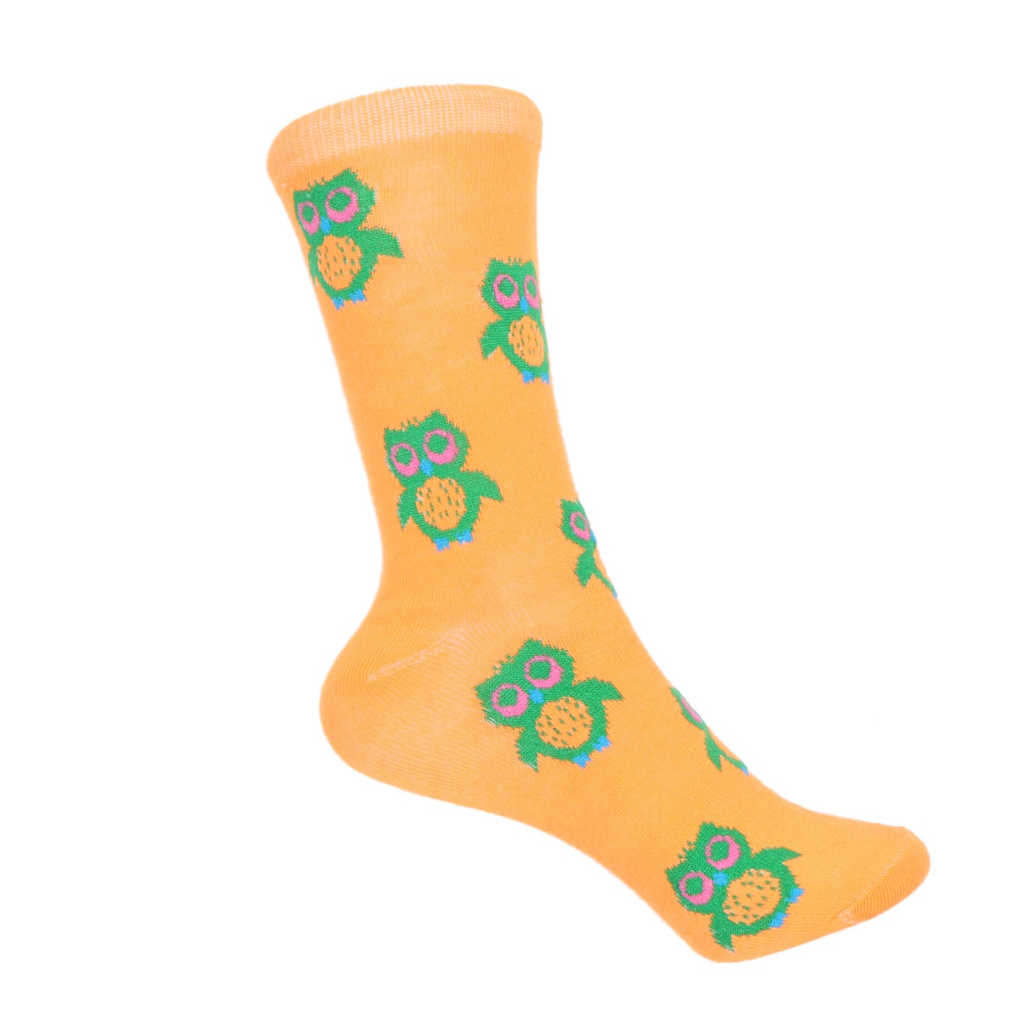 12 Pairs Women’s Lightweight Owl Patterned Cotton Crew Caual Cute Socks