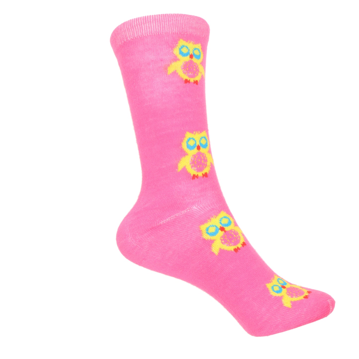 12 Pairs Women’s Lightweight Owl Patterned Cotton Crew Caual Cute Socks