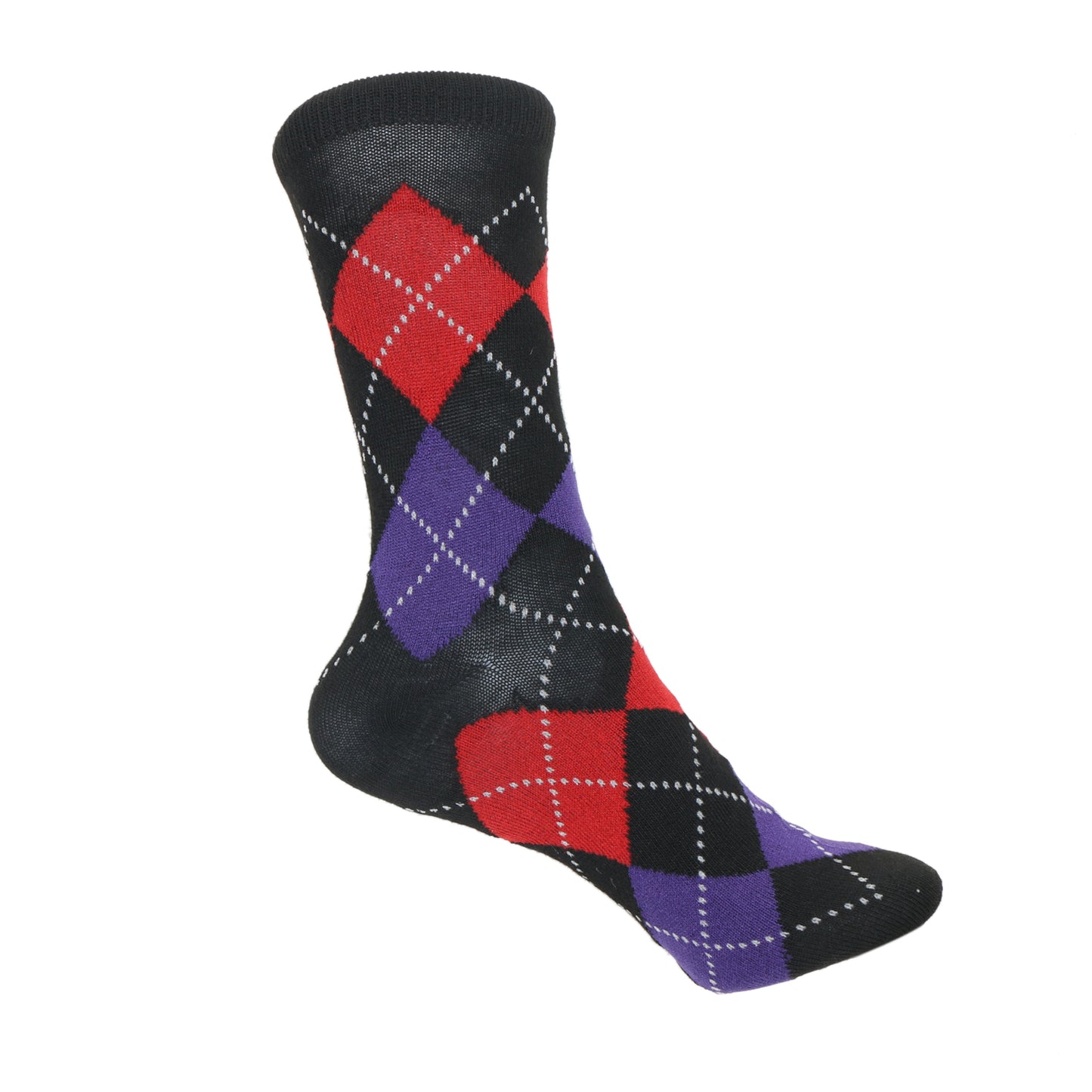 12 Pairs Women’s Lightweight Argyle Diamond Patterned Cotton Crew Caual Cute Socks