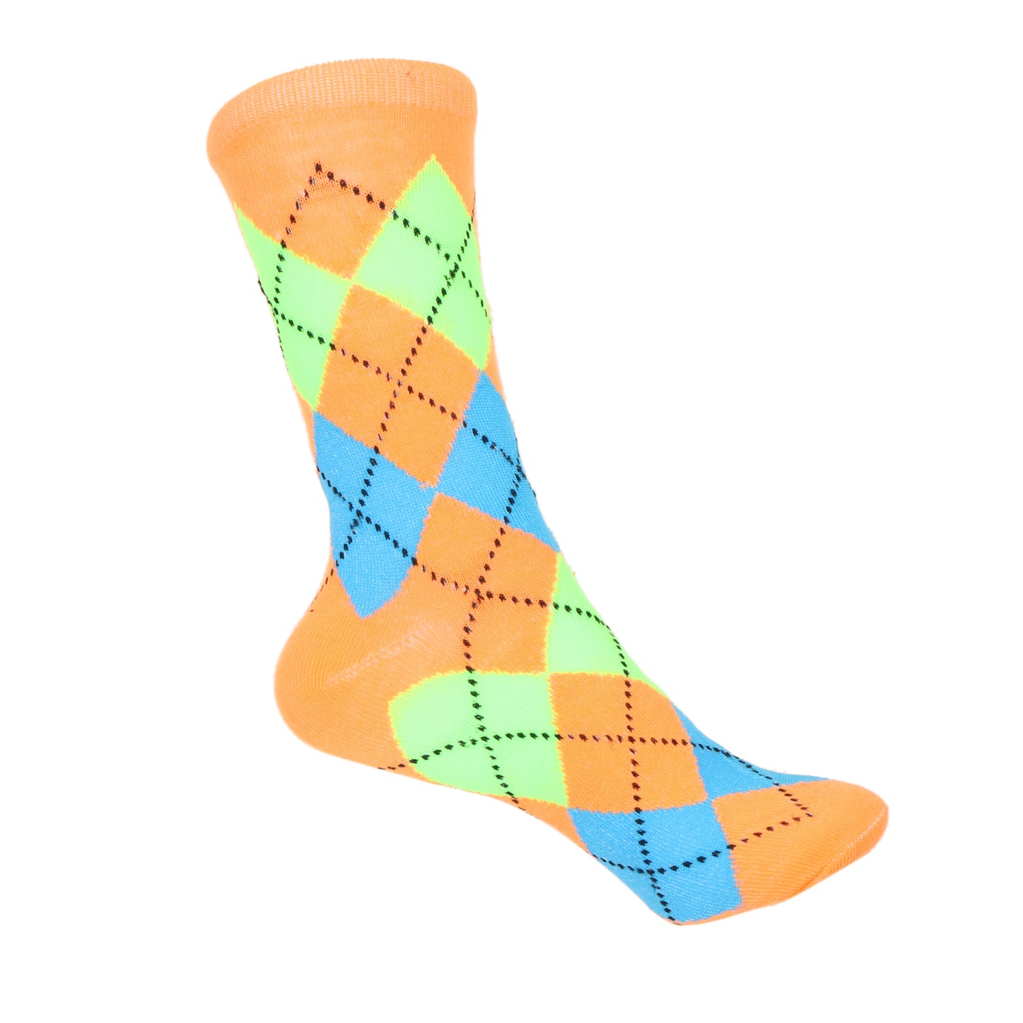 12 Pairs Women’s Lightweight Argyle Diamond Patterned Cotton Crew Caual Cute Socks