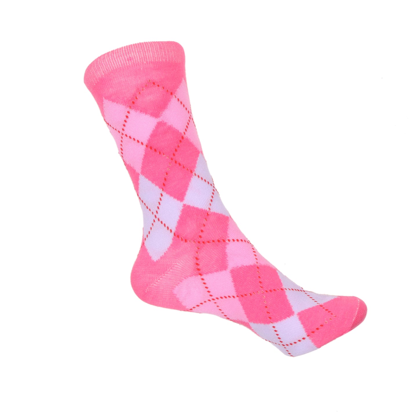 12 Pairs Women’s Lightweight Argyle Diamond Patterned Cotton Crew Caual Cute Socks