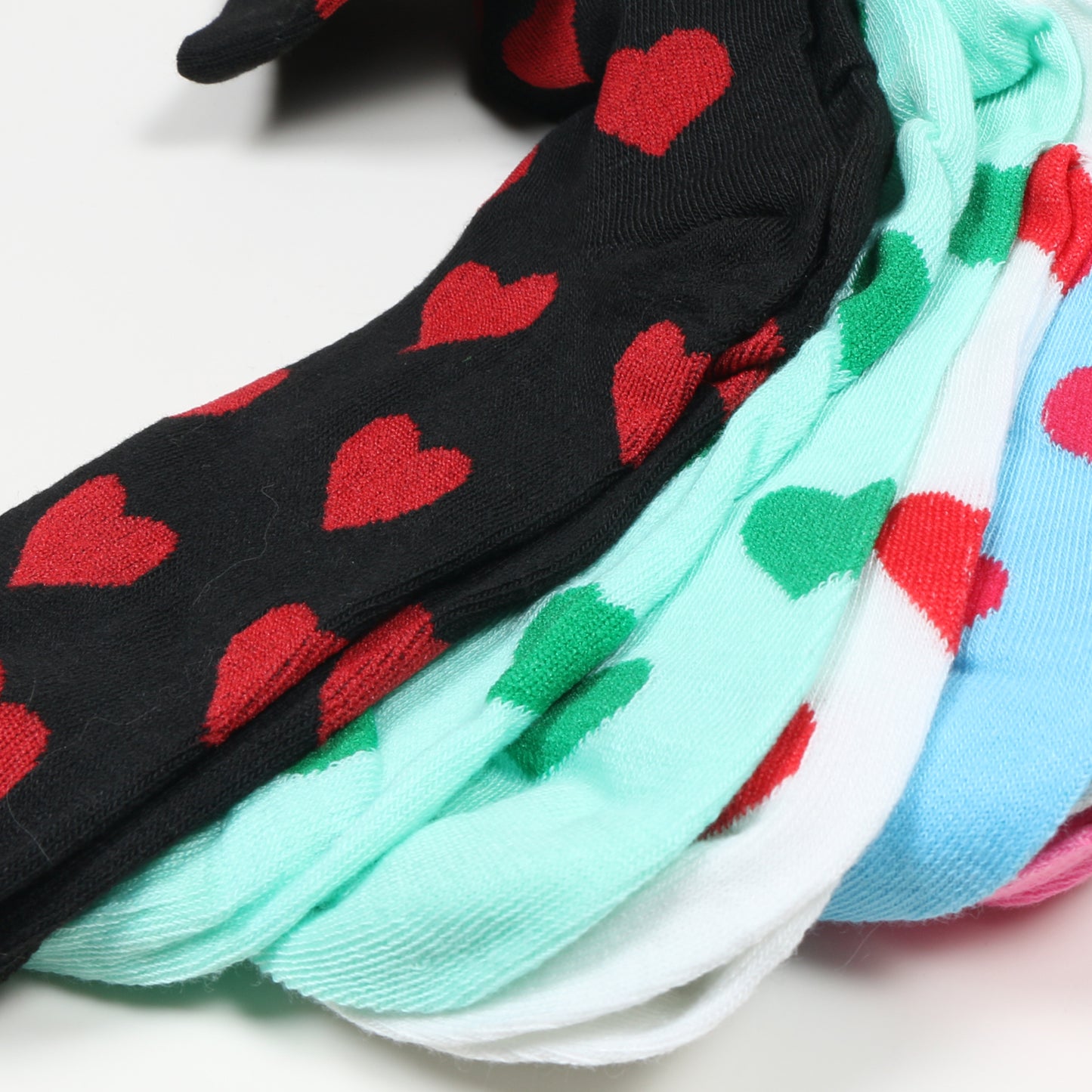 12 Pairs Women’s Lightweight Heart Loves Cotton Crew Caual Cute Socks