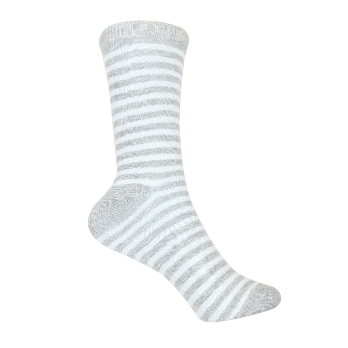 12 Pairs Women’s Lightweight Pin Striped Cotton Crew Caual Cute Socks