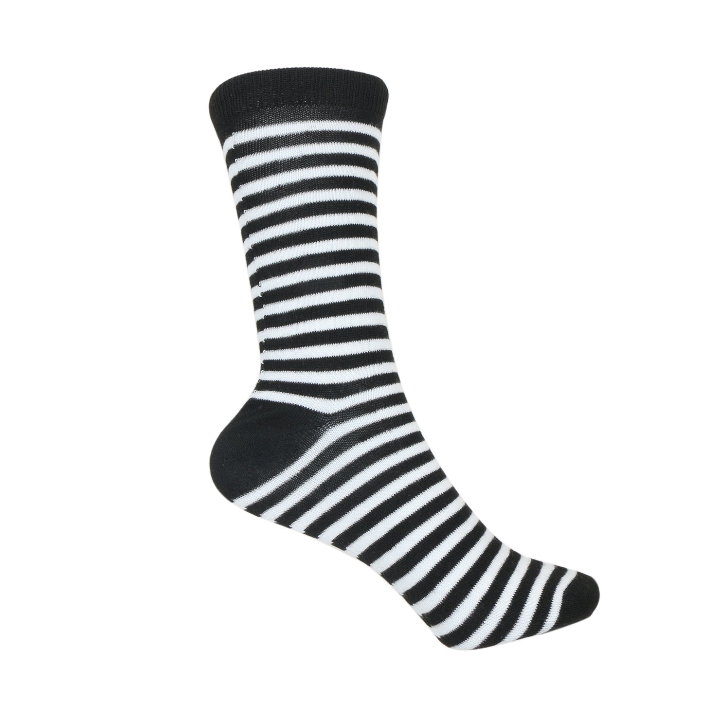 12 Pairs Women’s Lightweight Pin Striped Cotton Crew Caual Cute Socks