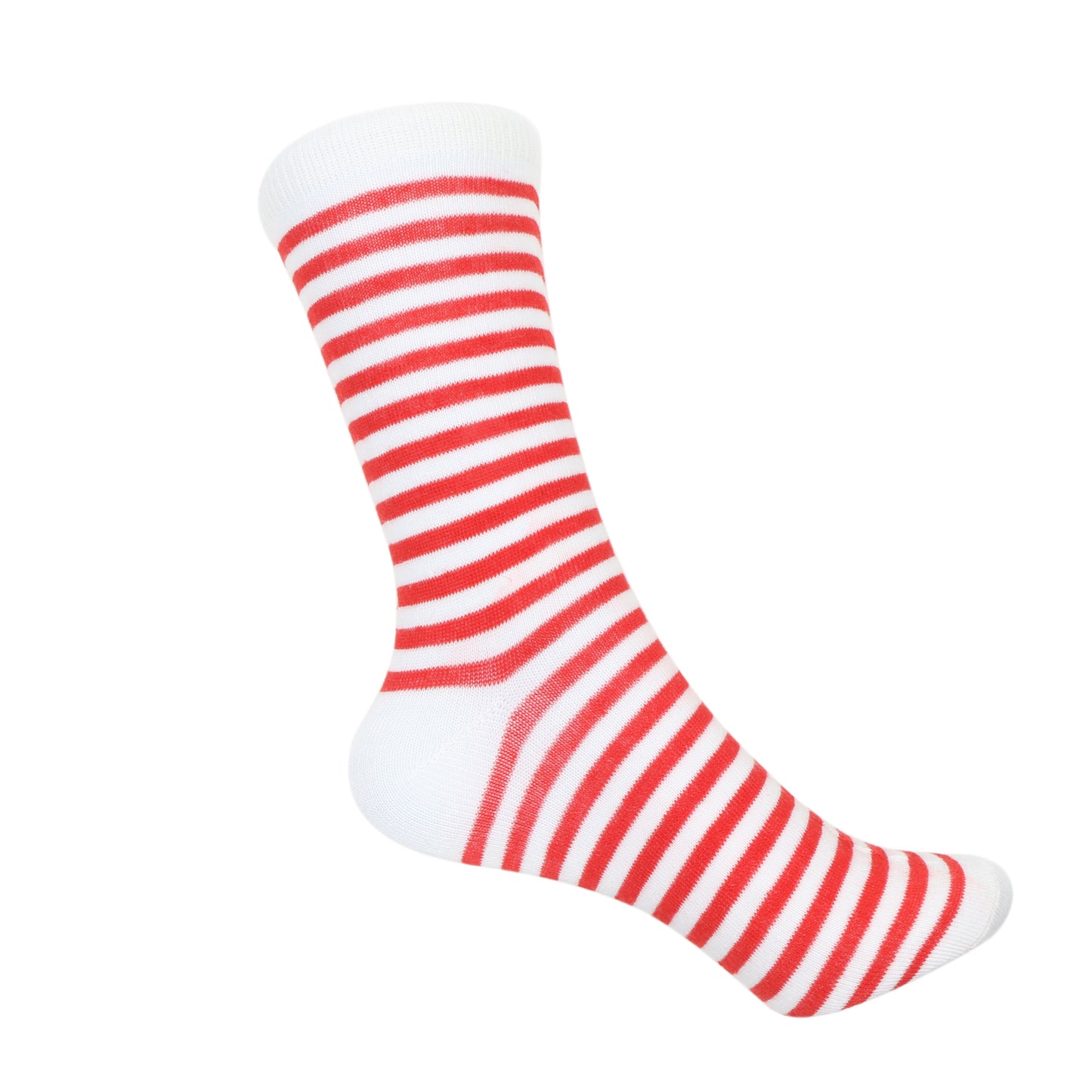 12 Pairs Women’s Lightweight Pin Striped Cotton Crew Caual Cute Socks