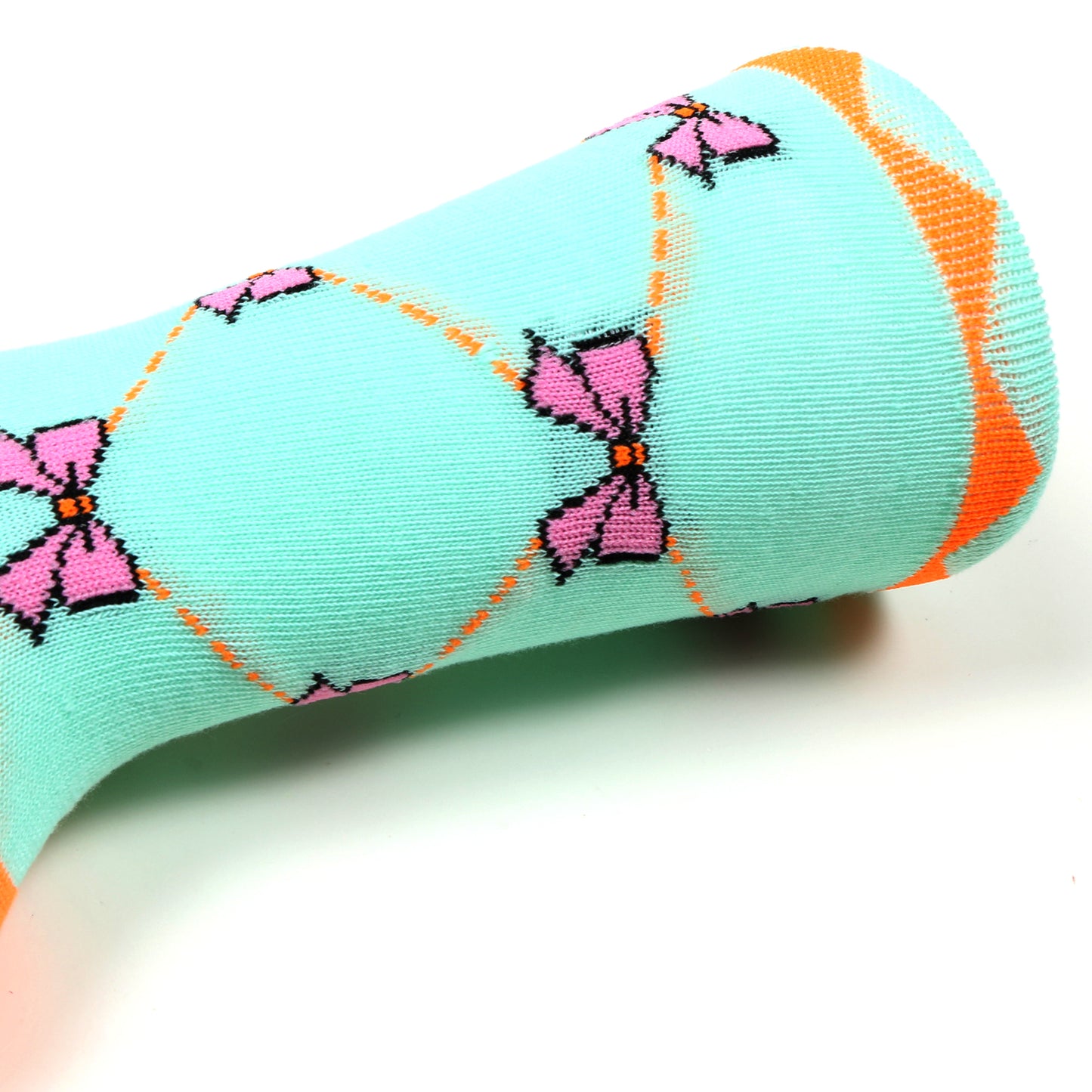 12 Pairs Women’s Lightweight Bow Tie Patterned Cotton Crew Caual Cute Socks