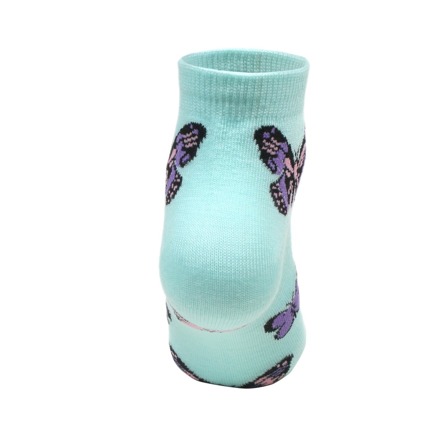 12 Pairs Women’s Lightweight Butterfly Cotton Ankle Mid Quarter Mini Crew Caual Socks