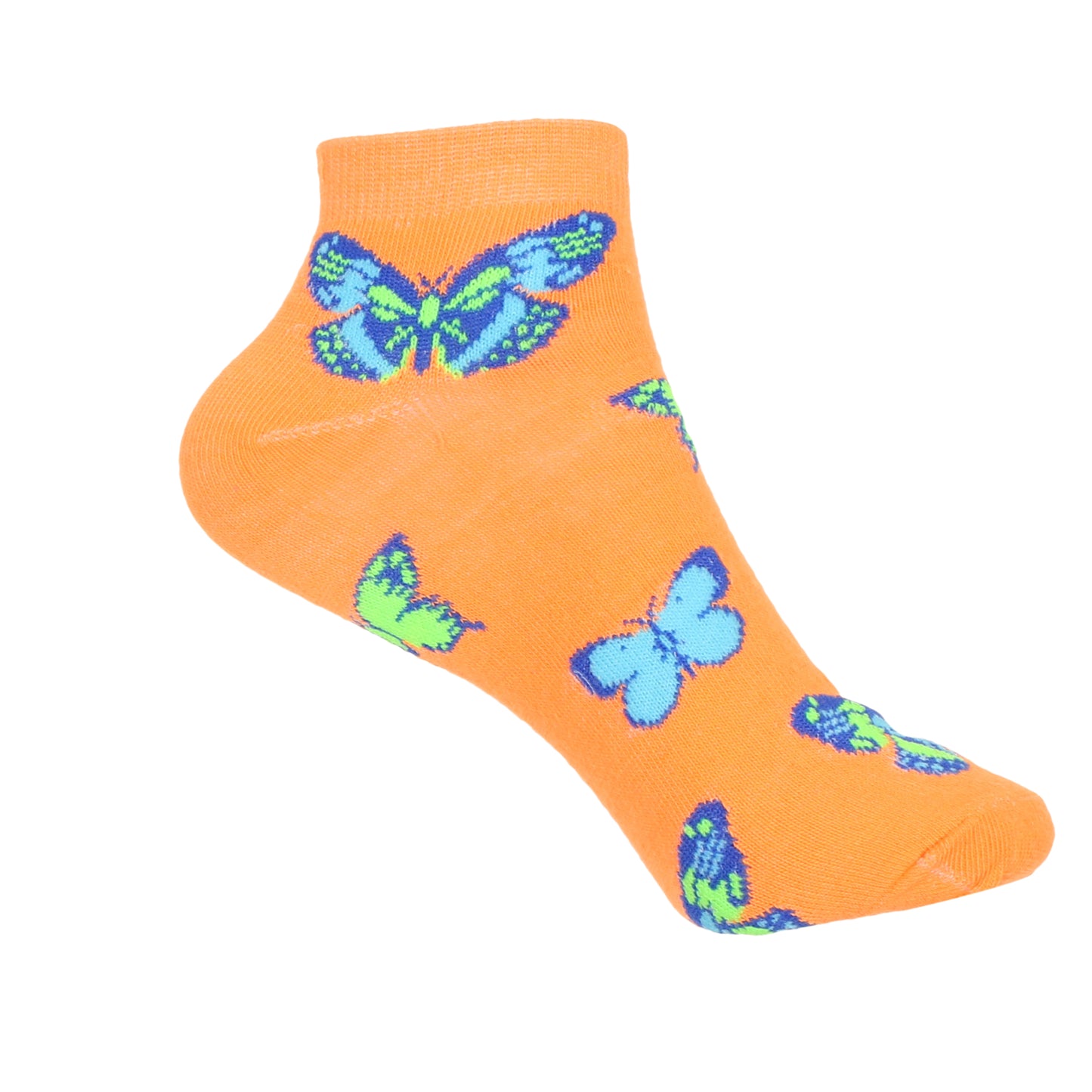 12 Pairs Women’s Lightweight Butterfly Cotton Ankle Mid Quarter Mini Crew Caual Socks