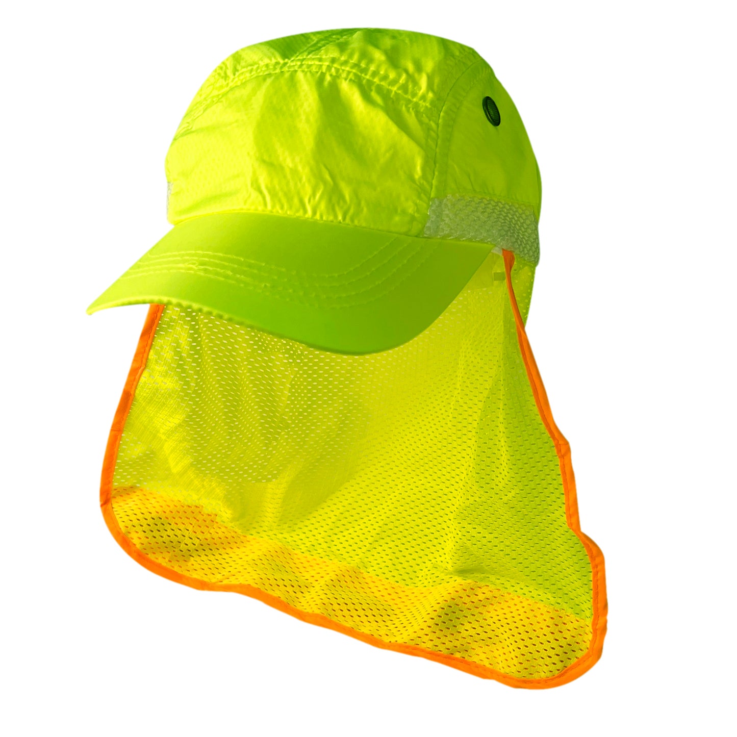 Men Ultra-Lightweight Mesh UPF 50+ Sun UV Protection Cap – Fishing Hat with Neck Flap for Construction