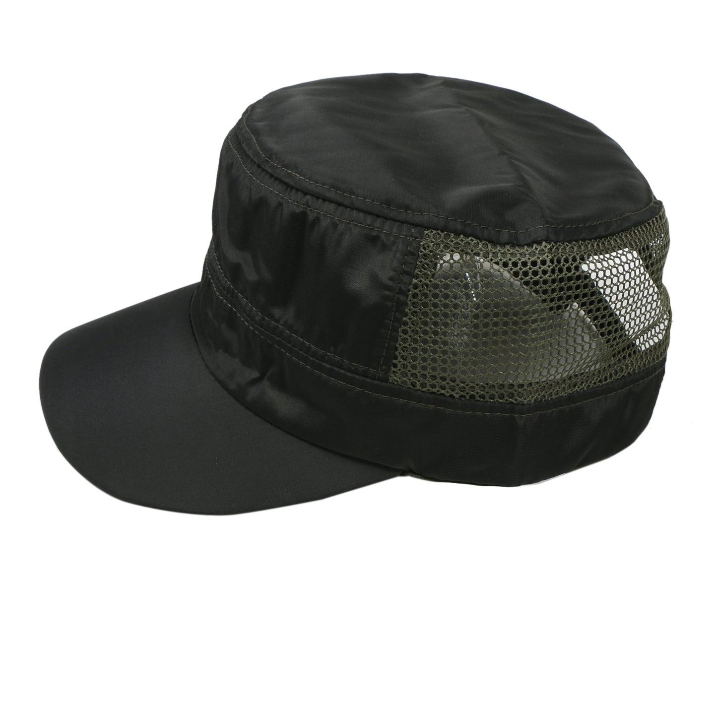 Men Ultra-Lightweight Breathable Mesh Military Cadet Cap – Cooling Flat Top Army Hat