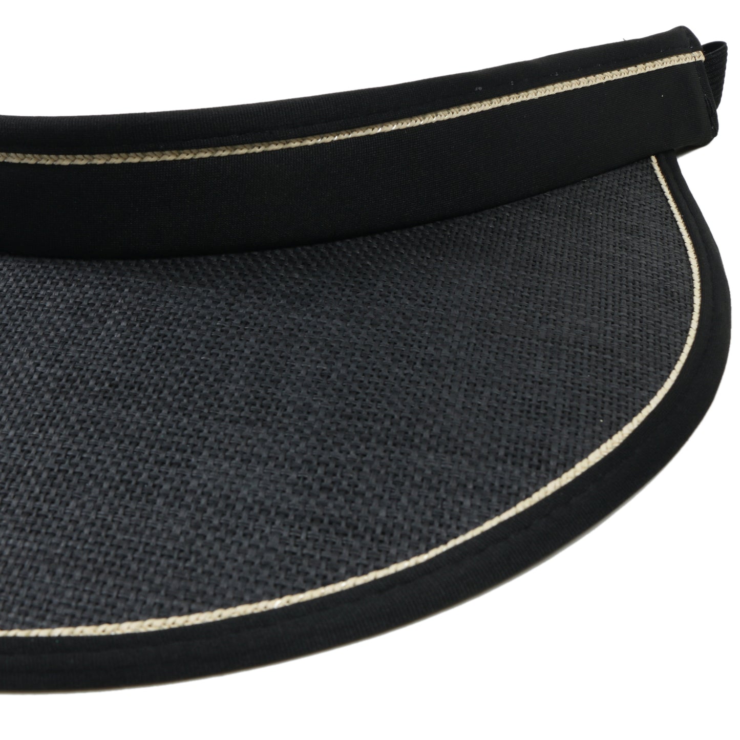 Women Sun Hat Ponytail Straw Beach UPF Protection Packable Visor for Summer