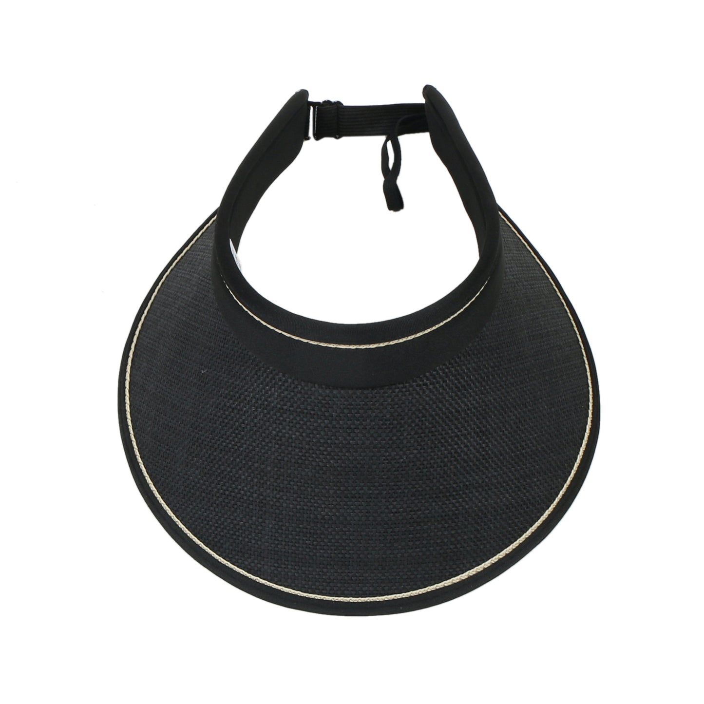 Women Sun Hat Ponytail Straw Beach UPF Protection Packable Visor for Summer