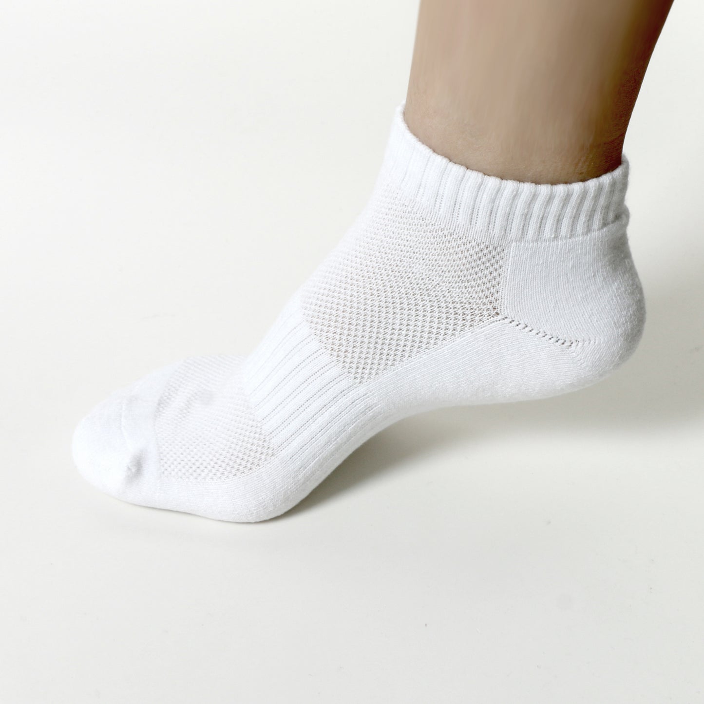 Women 6 Pairs Ankle Athletic Running Socks Low Cut Sports Mesh Cushioned Cotton Socks