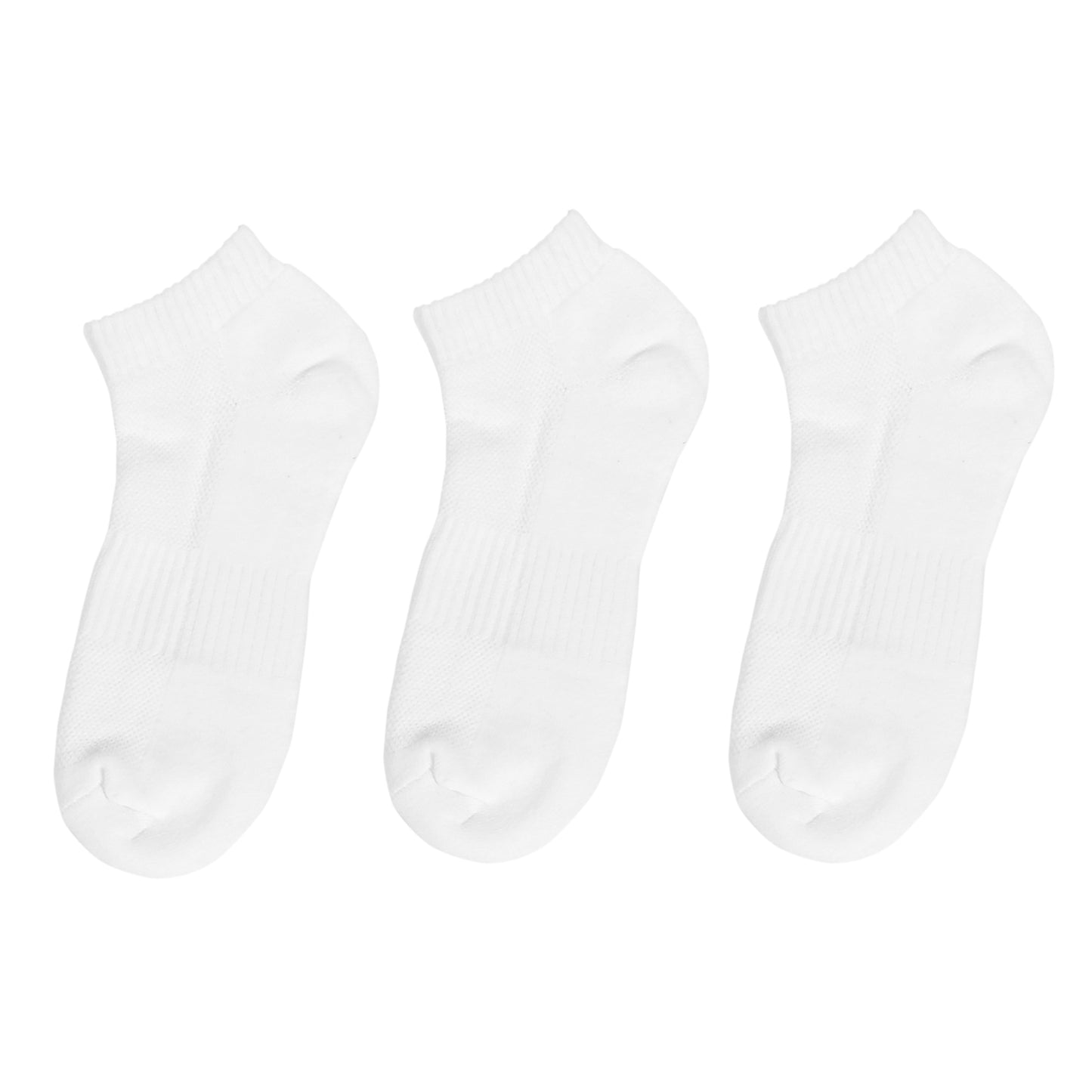 Women 6 Pairs Ankle Athletic Running Socks Low Cut Sports Mesh Cushioned Cotton Socks