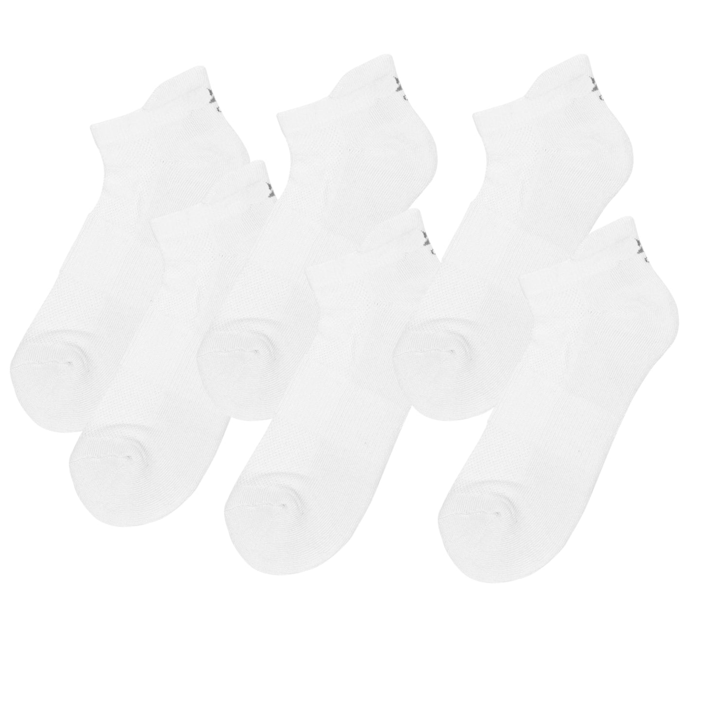 Men Women 6 Pairs Ankle Athletic Socks Low Cut Sports Cushioned Cotton Socks