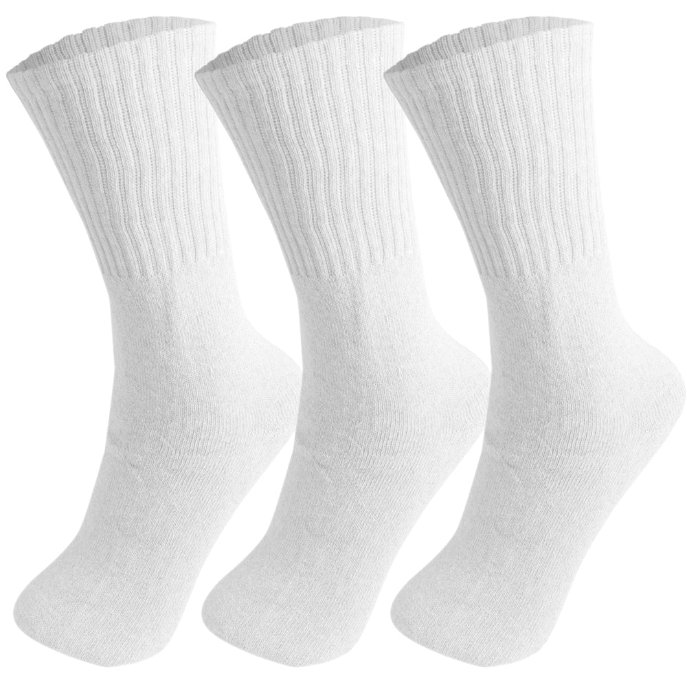 Men’s Cotton Crew Socks - Comfortable Everyday Essentials