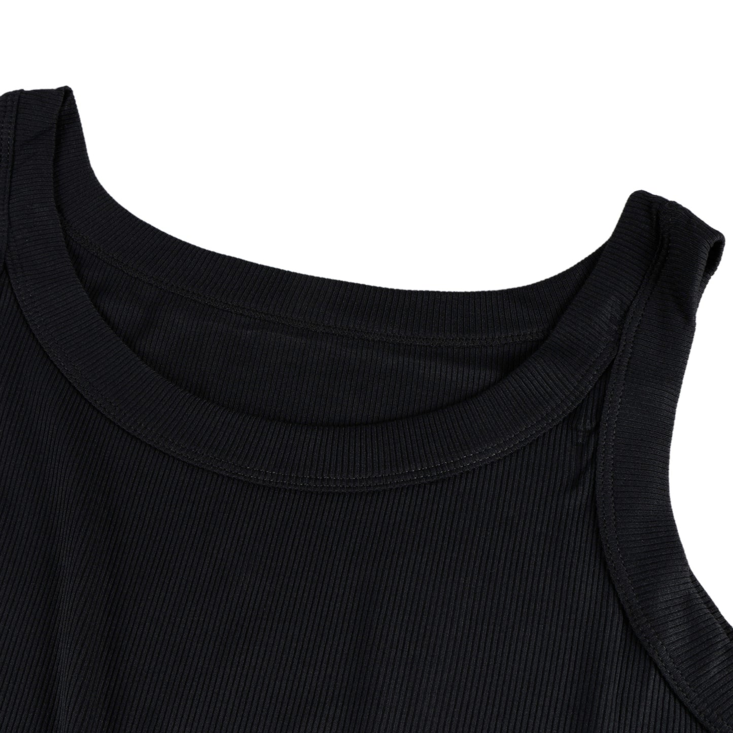 Women’s Ribbed Sleeveless Tank Top - Lightweight Summer Essential