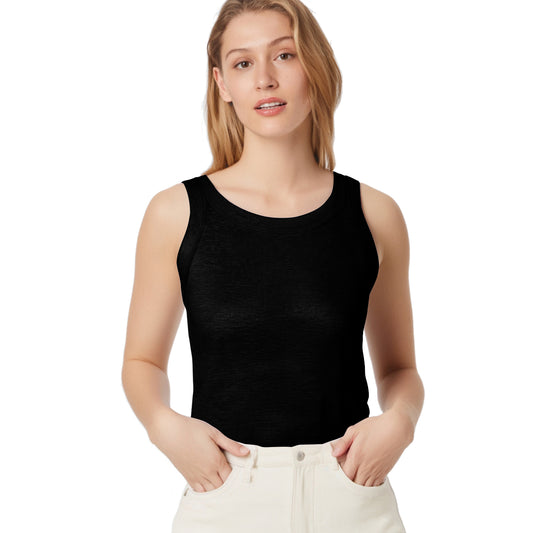 Women’s Ribbed Sleeveless Tank Top - Lightweight Summer Essential