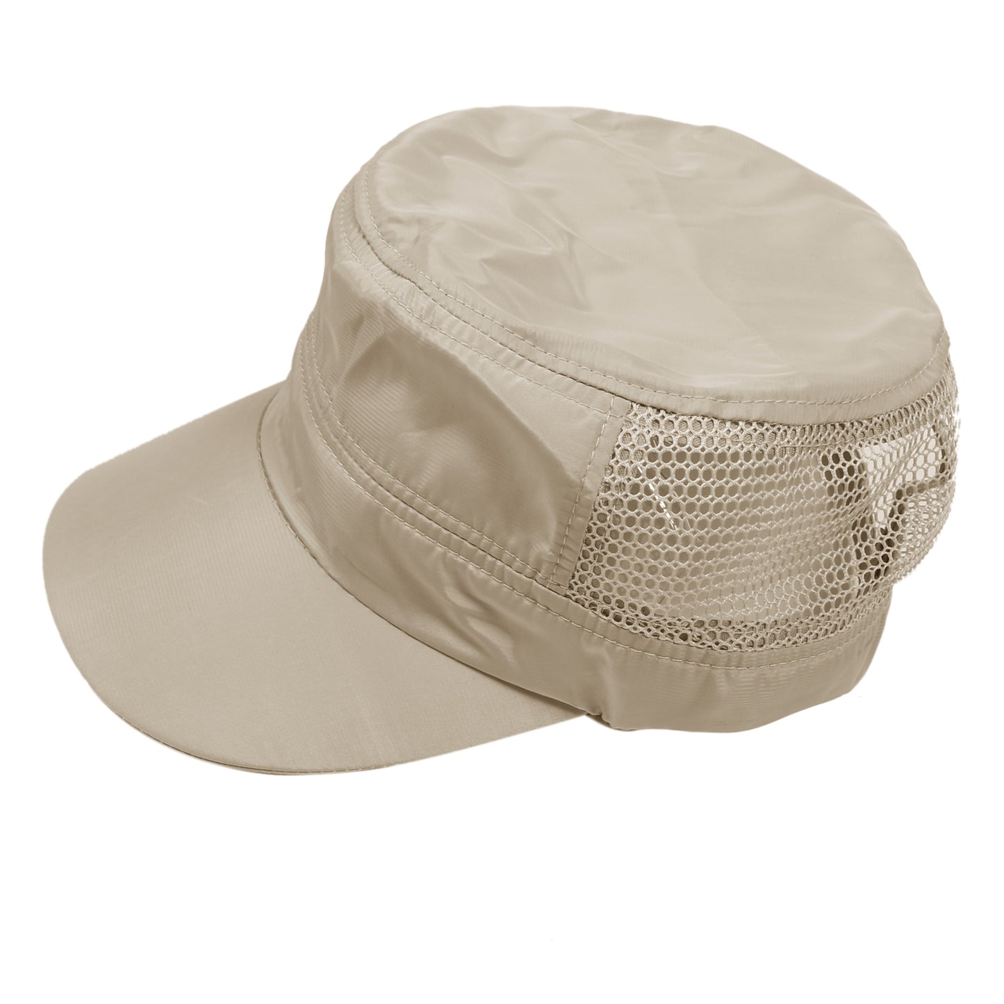 Men Ultra-Lightweight Breathable Mesh Military Cadet Cap – Cooling Flat Top Army Hat