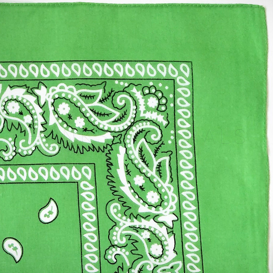 Men Women 3-Pack 100% Cotton Paisley Pattern Bandanas – Face Mask, Square Scarf & Headwear Set