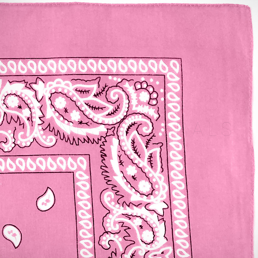 Men Women 3-Pack 100% Cotton Paisley Pattern Bandanas – Face Mask, Square Scarf & Headwear Set