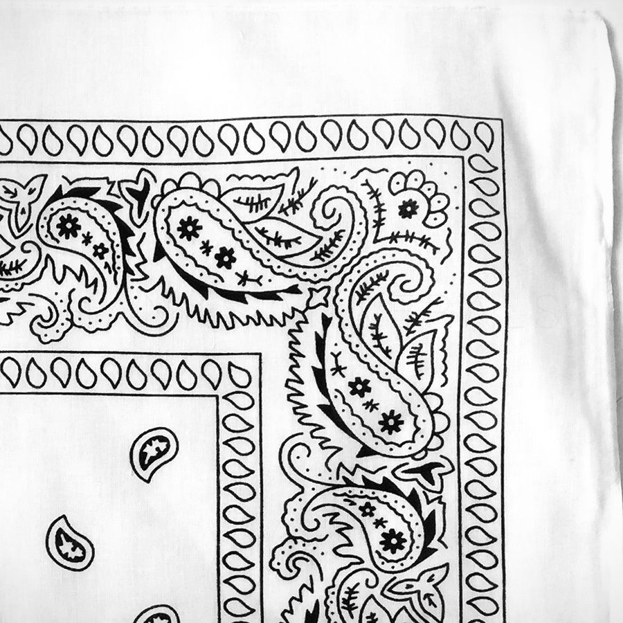 Men Women 3-Pack 100% Cotton Paisley Pattern Bandanas – Face Mask, Square Scarf & Headwear Set