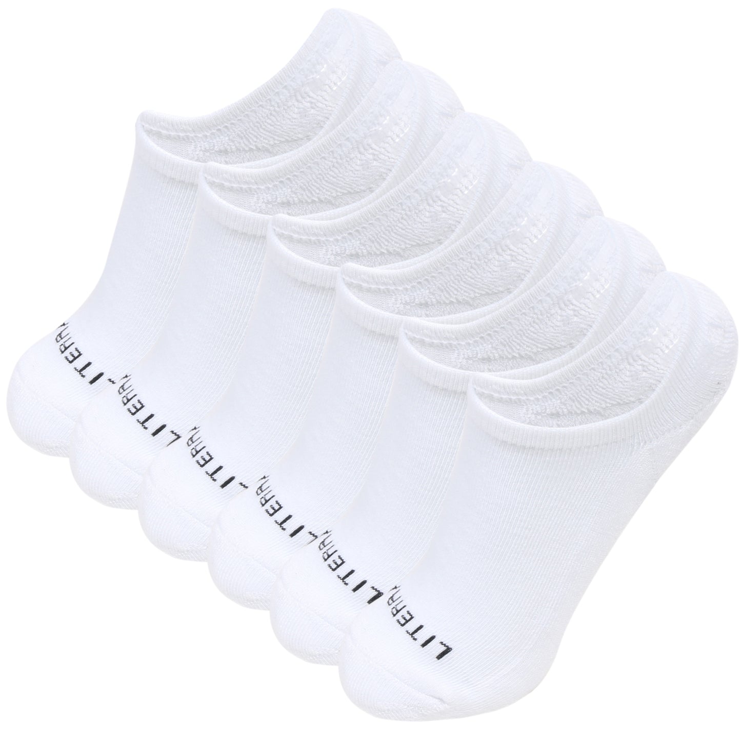 Men Women 6 Pairs Anti-slid No Show Socks Short Low Cut Ankle Athletic Cotton Invisible Liner Socks