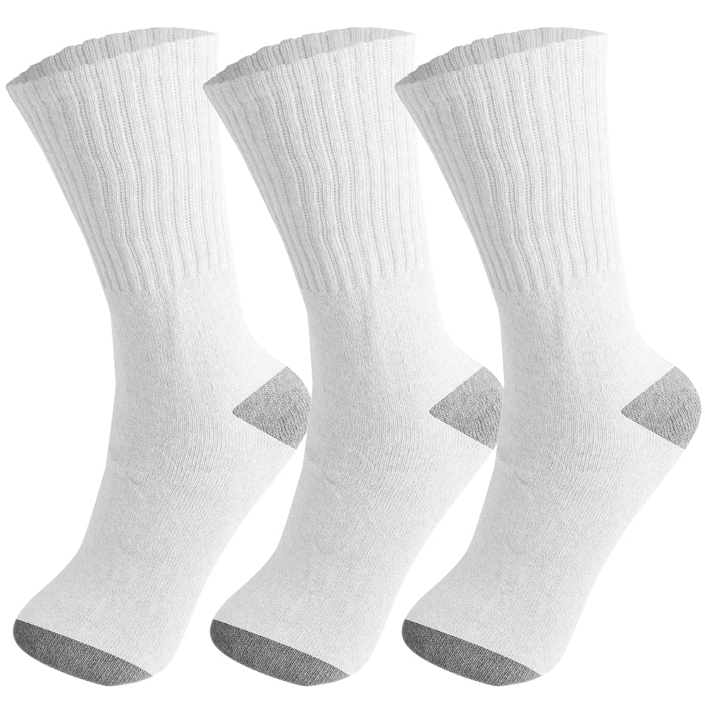 Men’s Cotton Crew Socks - Comfortable Everyday Essentials